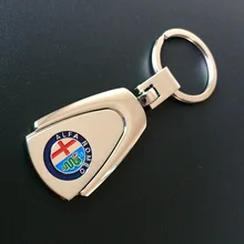 1 шт. металлический автомобильный брелок для ключей, брелок для Alfa Romeo 159 147 156 Giulietta Mito Spider GT, держатель для ключей, аксессуары для стайлинга автомобилей