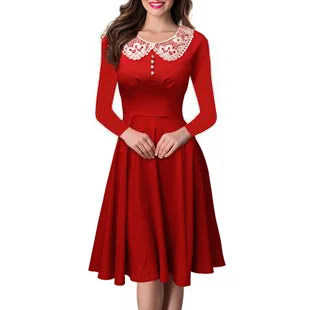 60s dress Autumn 1950s Retro Dresses 