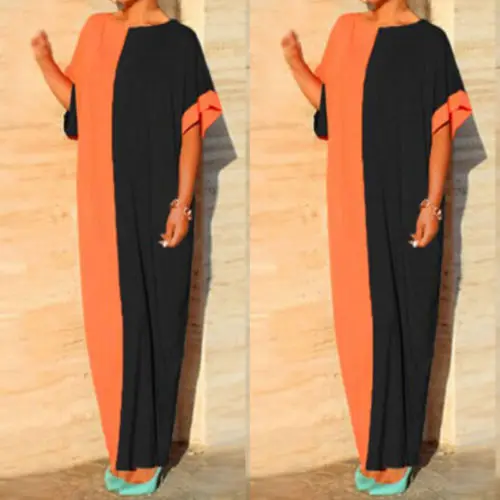 Women-Summer-Long-Maxi-Evening-Party-Dress-Beach-Dresses-Sundress-Size-6-16