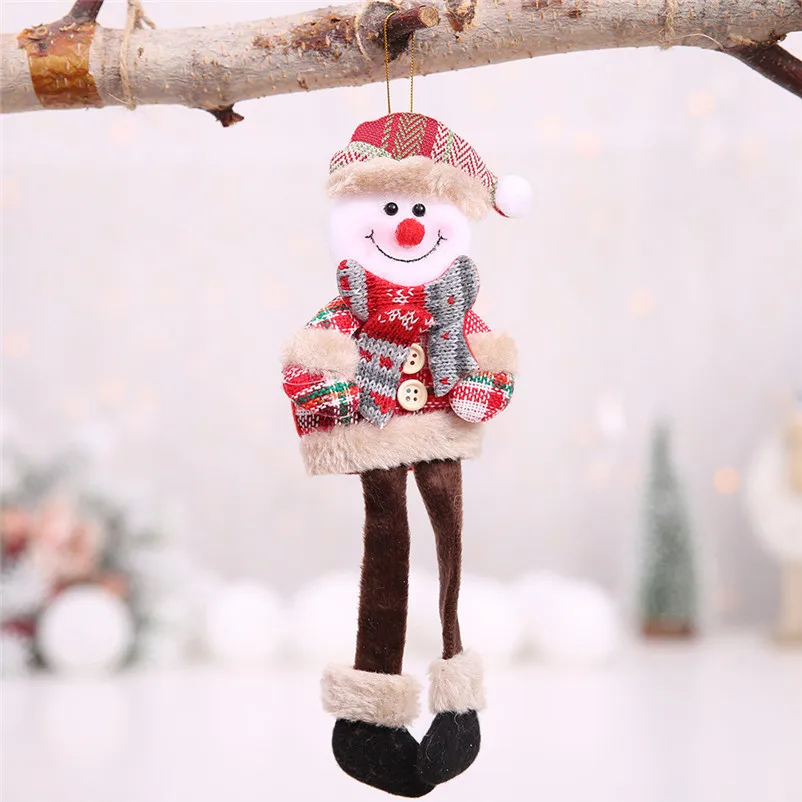  1 pcs Christmas Decoration Pendant Xmas Santa Claus Gifts Home Decor Ornament Wall Decor for home 2018 new arrival #3o25 (8)