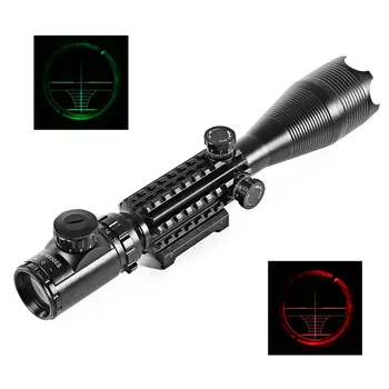 

Tactical 4-16X50 EG Professional Red Green Riflescope High Reflex Scope Optics Waterproof with 20MM Rail Mounts Hunting