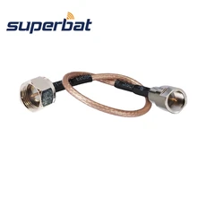 Superbat F-FME Тип F штекер к FME штекер RF Pigtail коаксиальный кабель RG316 15 см для беспроводной