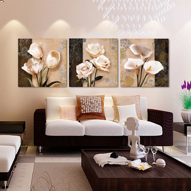 Wall Art Home Decor Quadri Su Tela 3 Pezzi Astratta Quadro Tulip ... Wall Art Home Decor Quadri Su Tela 3 Pezzi Astratta Quadro Tulip ...