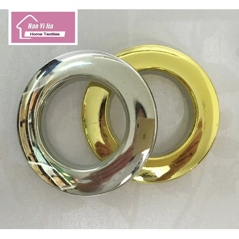 15 PS / Lot New High Quality Curtain Accessories Large Roman Ring Eyelets For Curtains 2 Colors Hole-digging Circle 2