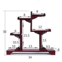 Красная кислота ветка неправильной формы дерева древняя полка, полка под старину, мульти сокровище стойки, полка, рукоделие, украшение для гостиной