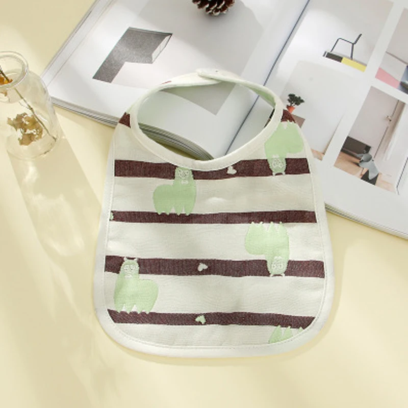 Baby Bibs&ampBurp Cloths Comfortable Durable Cotton 8 Layers MUALIN Gauze Slabbers Towel Newborn U-Shaped Meal Pocket Feeding | Детская