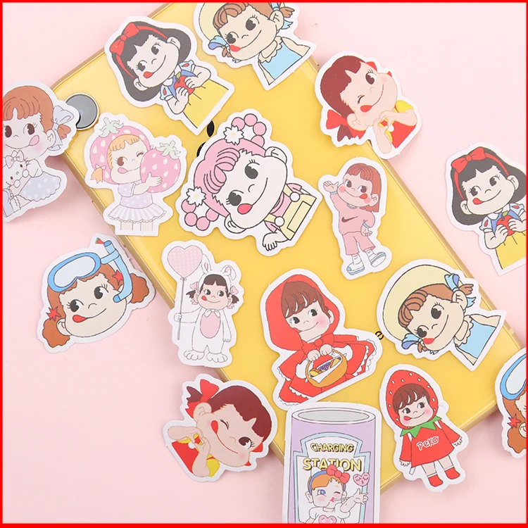 

44 pcs fat girl personalized scrapbook Stickers scrapbooking material personalized sticker happy planner decoration craft