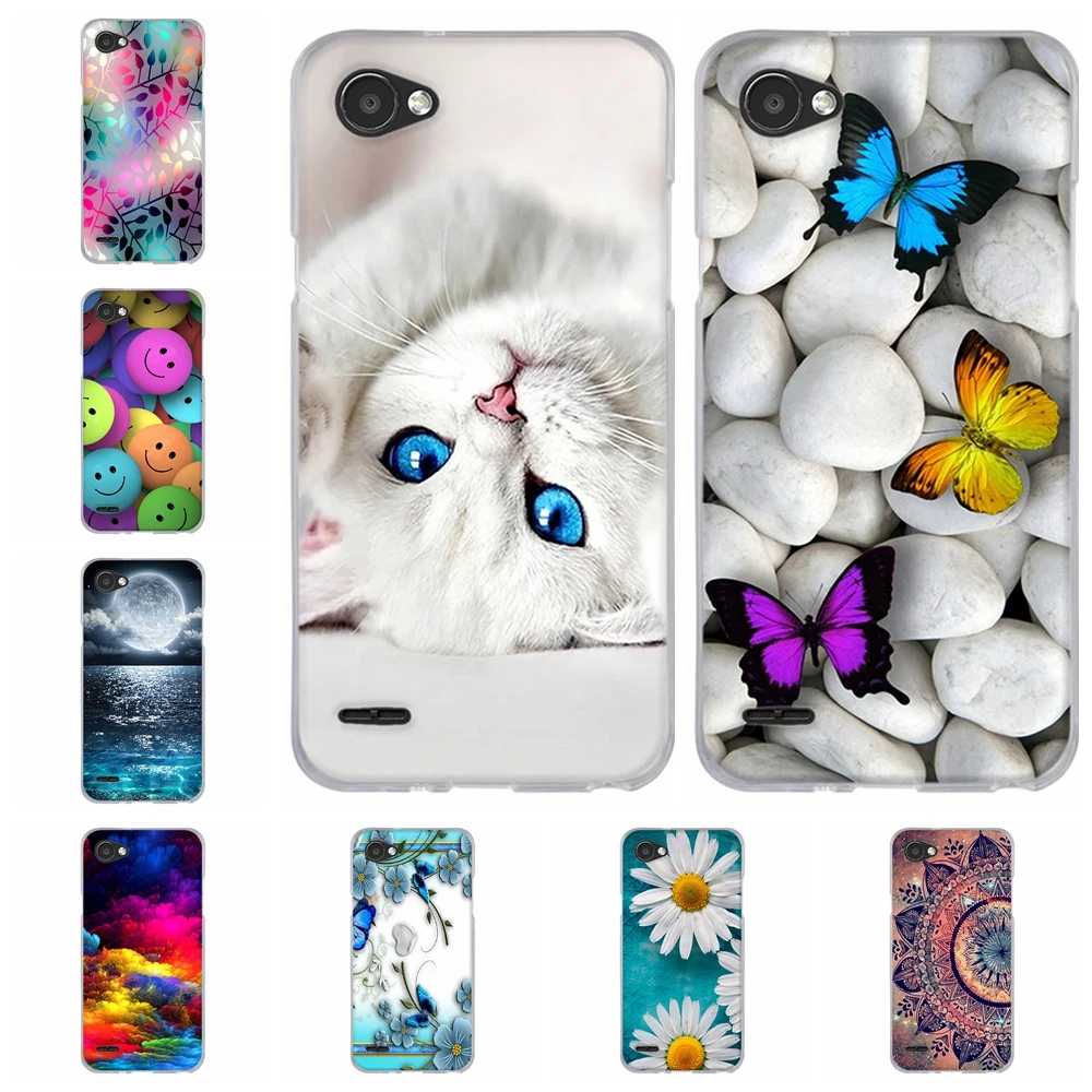 

For LG Q6 Case Q6A 5.5 Cartoon Soft TPU Silicone Phone Cases for LG Q6a Q6+ M700 Fashion Back Protective Ultra thin Soft Cover
