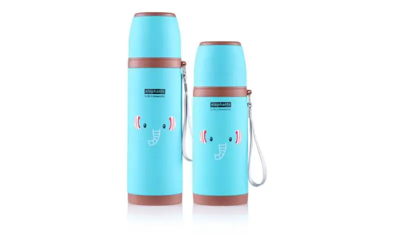 Термос из нержавеющей стали 350/500 мл|cup clip|thermos vacuum insulated travel mugcup blue |