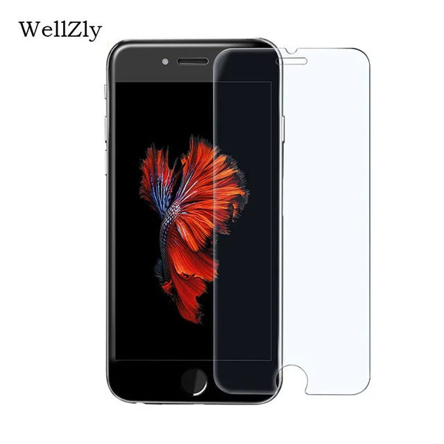 Wellzly 10 шт. закаленное стекло для iPhone 4 4S 5 5S SE 6S 7 8 x плюс стеклянная крышка 2.5D HD 9 H Iphone