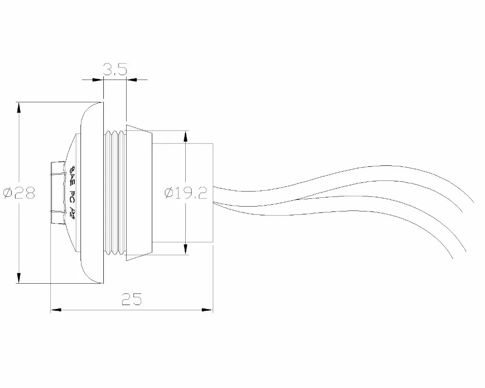 0.75'' lamp
