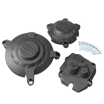

For Kawasaki NINJA ZX-10R ZX10R 2011-2013 2014 2015 2016 Motorcycle Engine Stator Cover Crankcase Set Crank Case Cover with logo