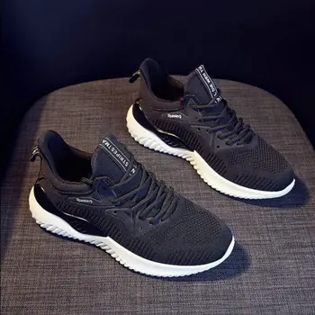 

Woman Ladies 2019 Black White Female Breathable Athletic Sport Shoes Running Shoes For Women Trending Sneakers YA-08