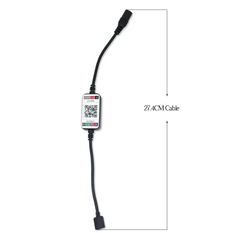 DC 12V 24V RGB светодиодный контроллер Bluetooth музыкальный для светодиодной ленты