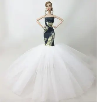 

Features for Barbie doll wedding dress bjd doll clothes Barbie 6 minutes Snow White Dream Wedding
