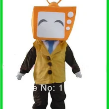 Талисман оранжевый ТВ костюм талисмана Модный на заказ костюм аниме косплей наборы маскарадный костюм карнавальный костюм