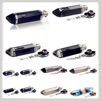 

51mm Motorcycle Modify Exhaust pipe Muffler universal for Kawasaki Z800 E veRsion NINJA 250 300R Z250 Z300 VERSYS 300X