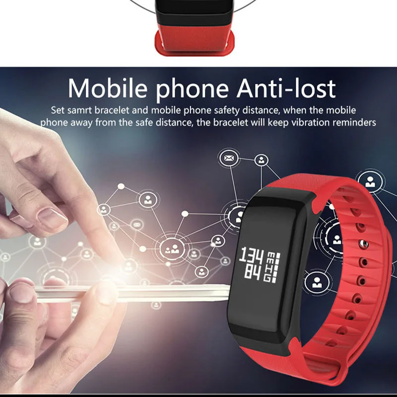 Gagafeel F1 Smart Watch Blood Pressure Monitor Smart Bracelet for Women Men Heart Rate Monitor Smart Watch for IOS Android