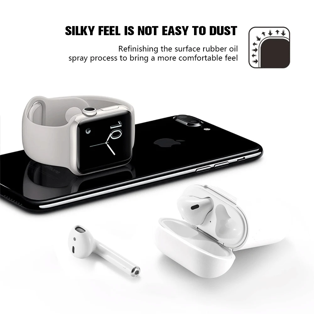 Чехол для Airpods, силиконовый мягкий чехол для беспроводных наушников, чехол для Airpod, Роскошный чехол для Air Pods, чехол Etui