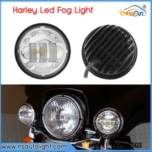 2pcs 4-1/2″ 4.5inch Cree led chips Auxiliary Spot Fog Passing Light for Tractor Boat Led Fog Lamps Bulb for Harley Motorcycle