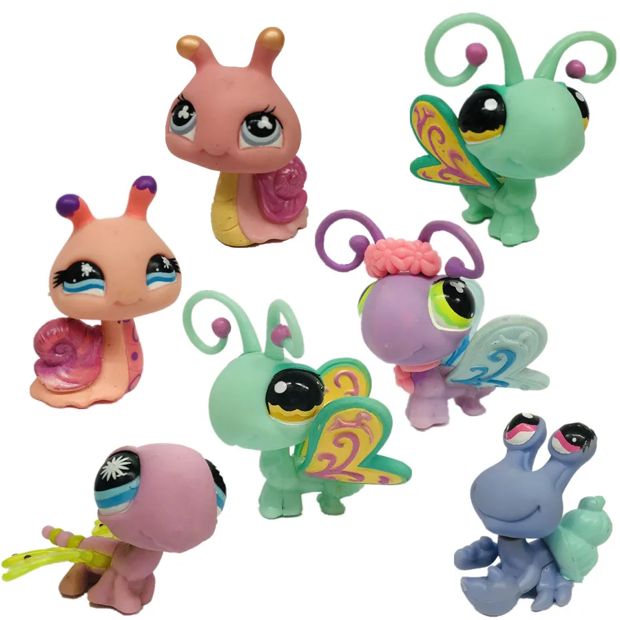 new PET Shop Cute snails and butterflies doll Girls play toys Facelift