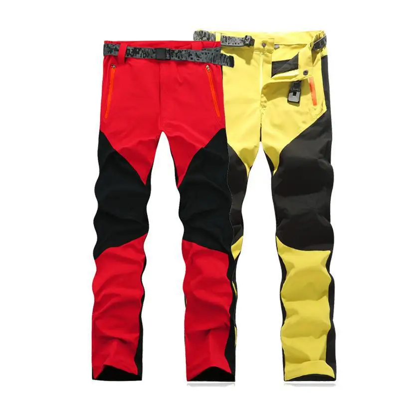 

2018 New Arrival Waterproof Pants Men Hiking Trekking Climbing Cycling Bike Rainproof Trousers Outdoor Windstopper Rain Pants