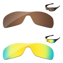 24 K золотой и медный коричневый 2 шт поляризованные Сменные линзы для солнцезащитных очков Antix оправа UVA и UVB Защита