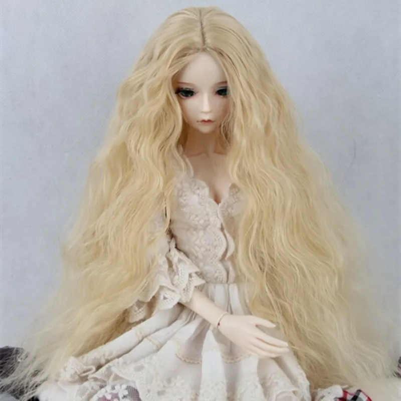 BJD SD Doll Wigs Vampire minifee Chloe Male Female Dolls Gold Long Curly 1 3 1