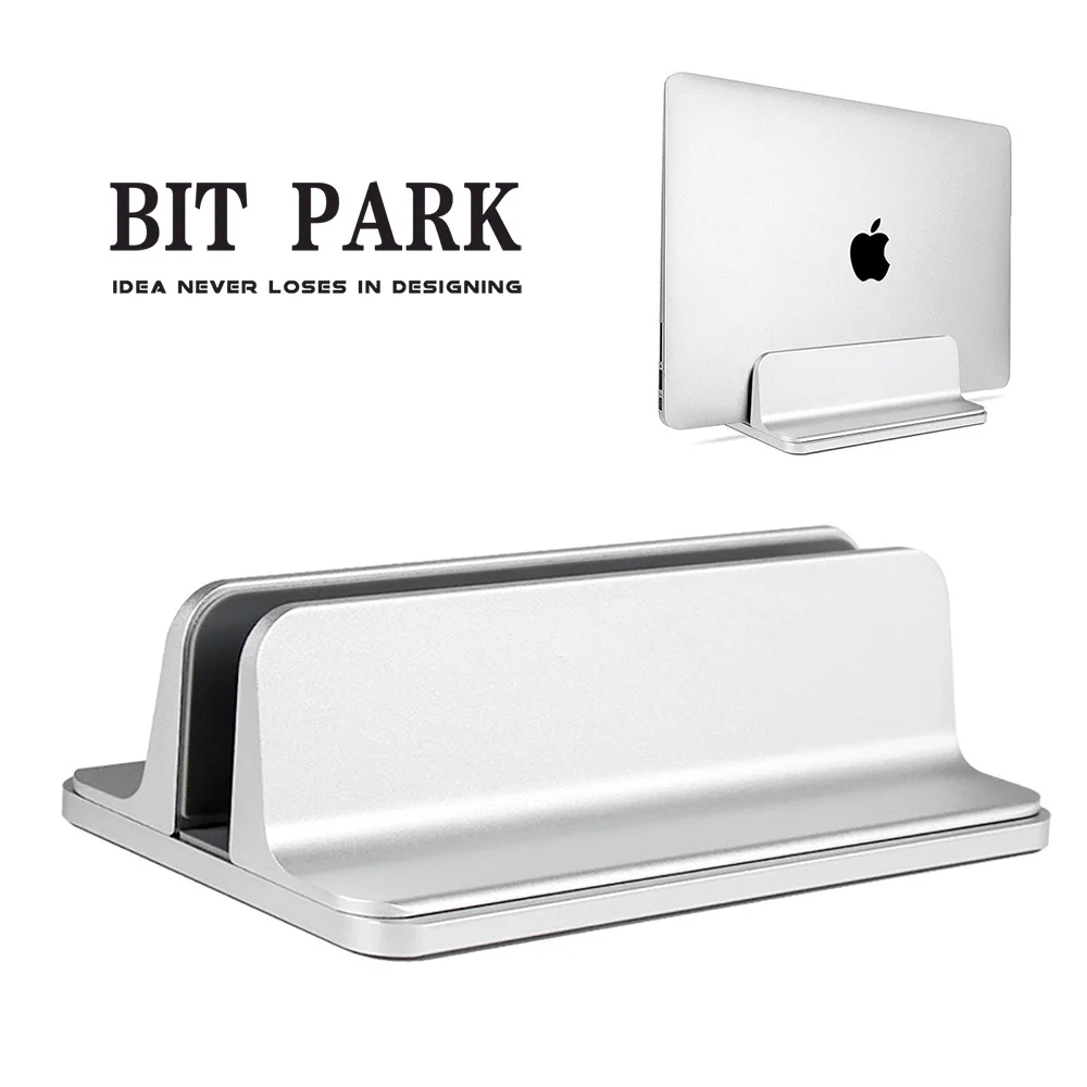 

BITPARK Vertical Laptop Stand, Desktop Space-saving Laptop Holder with Adjustable Dock Size (Up to 17.3 inch) For Most Notebook