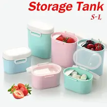 Большой Ёмкость сухое молоко резервуар Портативный запечатанной коробке сухое молоко отсек Еда дополнение коробка