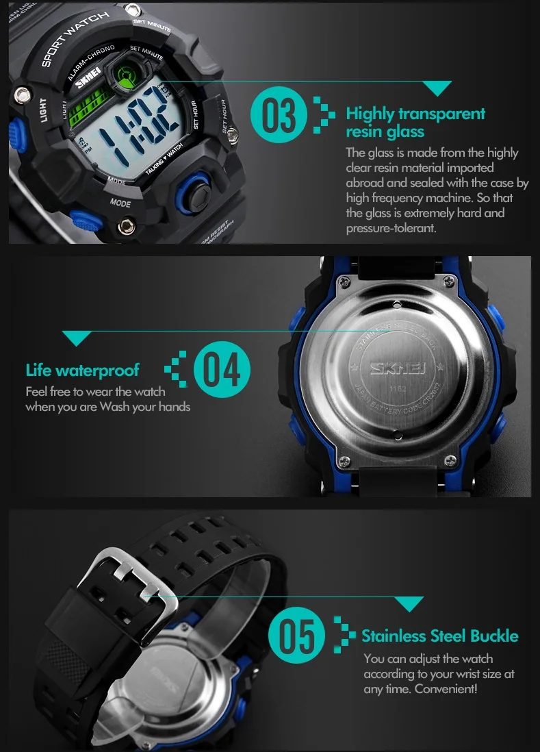 skmei talking watch