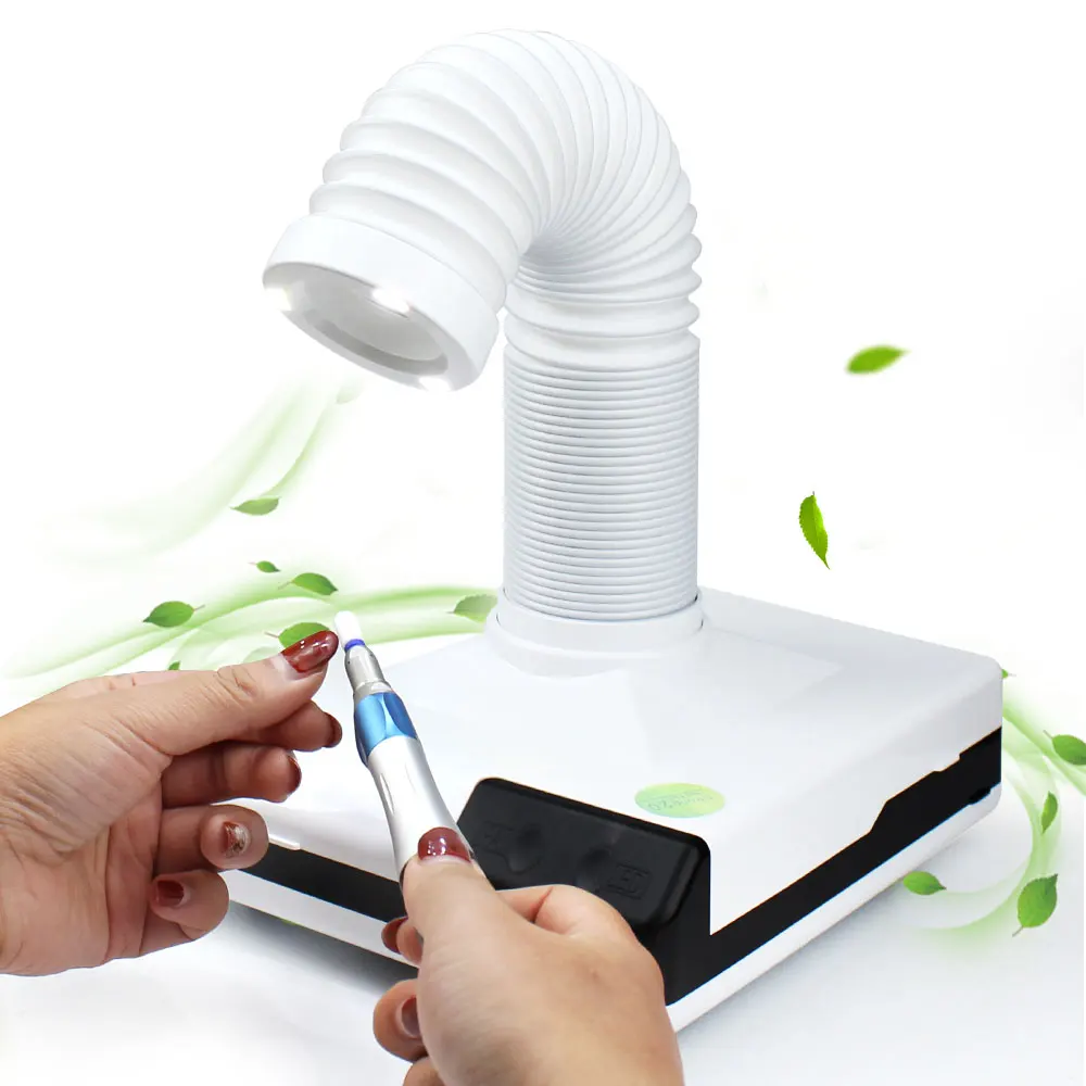 

Nail Vacuum Cleaner 60W Strong Nail Dust Remover Nail Dust Cleaner Grinding Vacuum Multifunction Machine 2 in 1