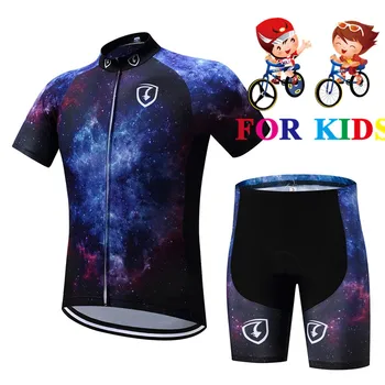 

2019 Cycling Jersey kids Cycling Clothing Set Maillot Ropa Ciclismo Racing Sport Jersey Cycling Boy Bike Wear Short Sleeves