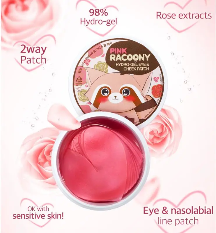 SECRET KEY розовый гидрогелевый пластырь для глаз и щек, 60 шт., маска для глаз, против морщин, для сна, для глаз, для удаления темных кругов, мешки для глаз