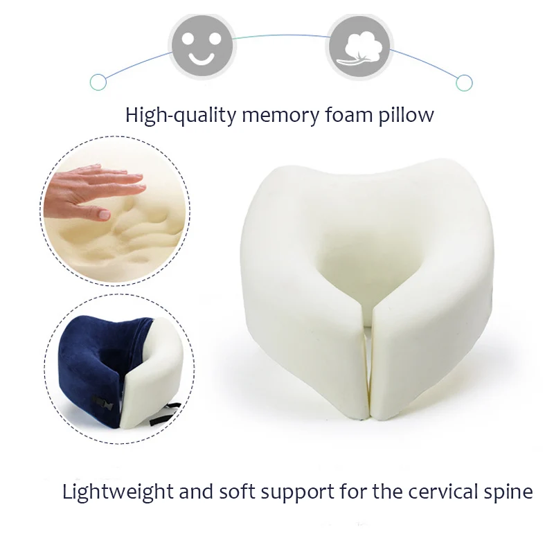 L075-U Shaped Neck Pillow Memory Foam Health Care Pillow Airplane Car Travel Pillows For Adults and Baby (6)