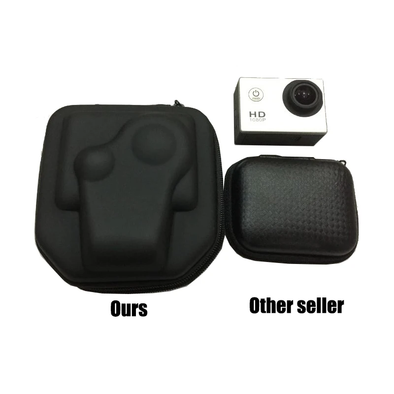 Husiway для gopro hero 5 4 3 2 набор аксессуаров go proThree way селфи палка EVA чехол Eken h9r xiaomi yi 13J|for