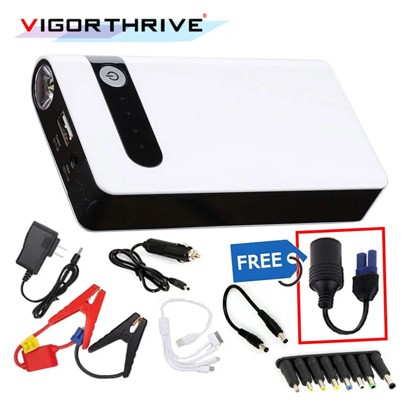 Car jump starter High power capacity battery source pack charger vehicle engine booster emergency power bank Car jump starter High power capacity battery source pack charger vehicle engine booster emergency power bank