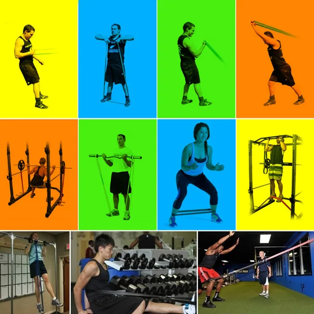 Resistance Band Exercise Elastic Band Workout Ruber Loop Strength 4
