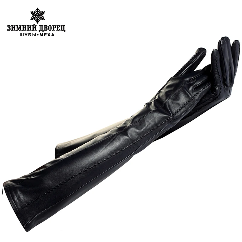 

women leather gloves,Genuine Leather,Cotton,Adult,Black,Spandex, leather gloves,Free shipping
