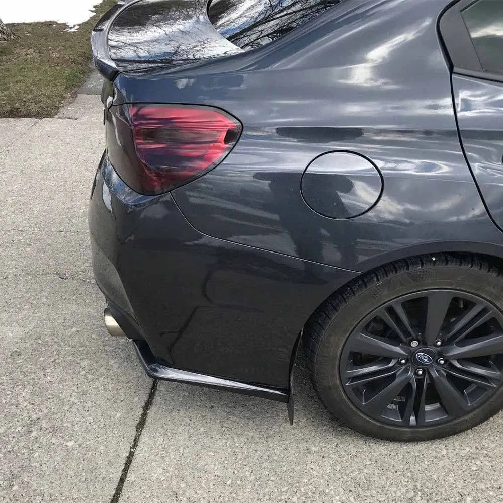 Divisor de tapa del alerón del labio del parachoques trasero para 2015-2016 Subaru Impreza WRX Sti piezas exteriores del coche