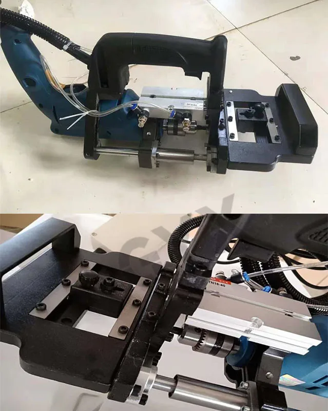 500W Portable plate furniture side hole machine 3