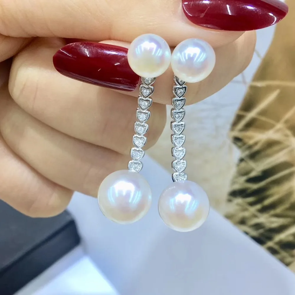 Party Jewelry 925 Silver Earrings Findings Component Parts Beautiful Fittings for Pearls Coral Jade Agate Beads Stones | Украшения и