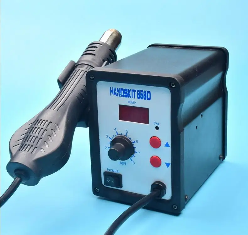 

858D brushless Digital display Desoldering Hot air Soldering Stations for Mobile computer maintenance