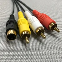 FZQWEG Audio Video AV A/V S Video Display Composite Cable Cord Wire For Saturn - Image 4