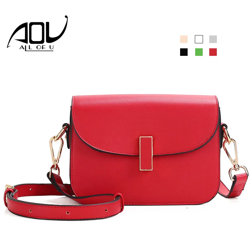 

2018 Spring Summer Fashion Women's Handbag Small Crossbody Bags Vintage Shoulder Bag Female PU Leather Flap Candy Saddle Bag