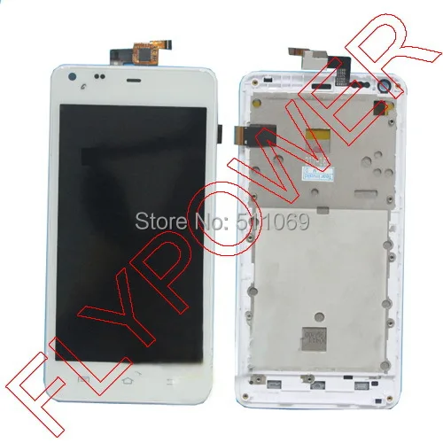 

For THL T5 LCD Display + Digitizer Touch Screen + Frame Assembly white by free shipping