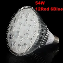Hot sale Full Spectrum 54W Led Grow Light E27 Led Grow Lamp for flowering Hydroponics System Grow Box Led Plant Grow Light Lamp