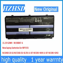 11 1v 62wh new Original N150BAT 6 Laptop font b Battery b font for Clevo N150BAT