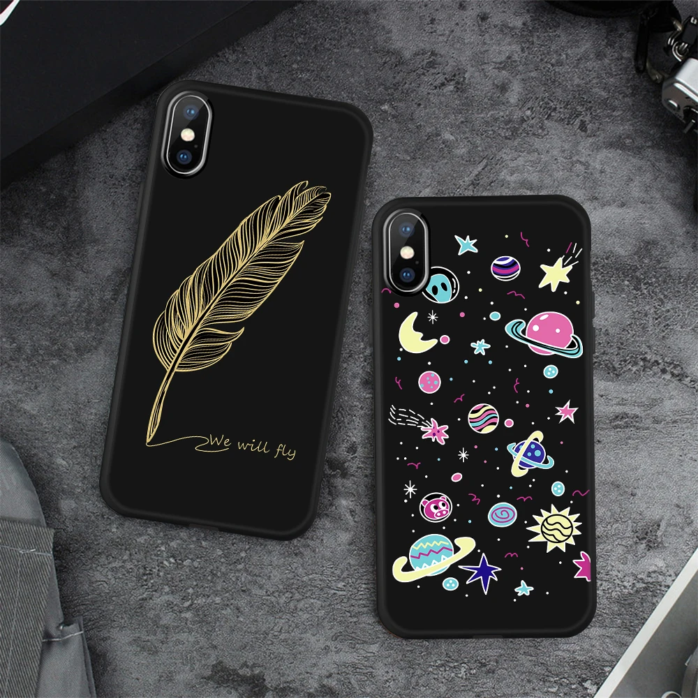 clear iphone 12 case Astronaut Phone Case For iPhone 13 11 12 Pro Max 7 8 6 S Plus X XS Max XR Soft Silicone Cover For iPhone 12 13 Mini Pattern Case best iphone 12 case