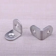ee shipping 20*20mm L metal corner bracket fix Shelf Support angle code furniture fitting DIY part fastener household hardware
